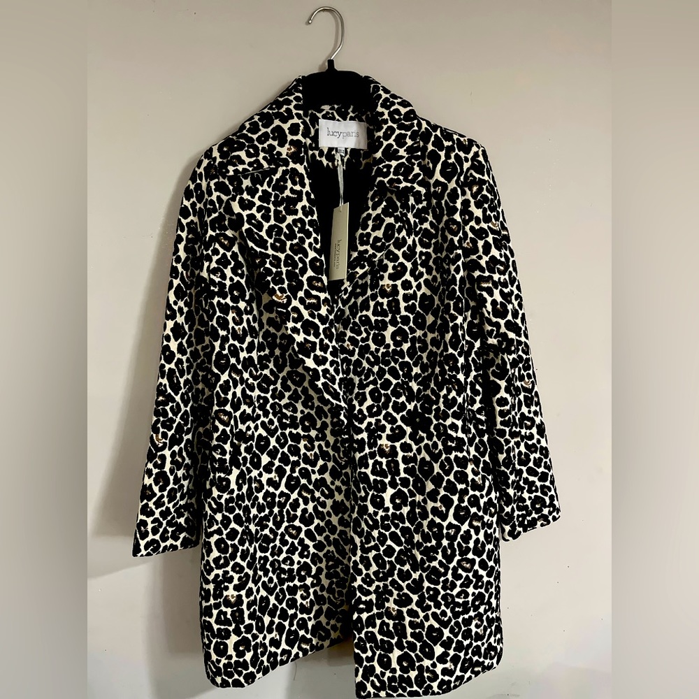 Lucy Paris Leopard Print Jacket (size M)